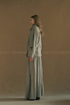 MUTEDANCE cashmere skirt MD23FW89 light gray PM95